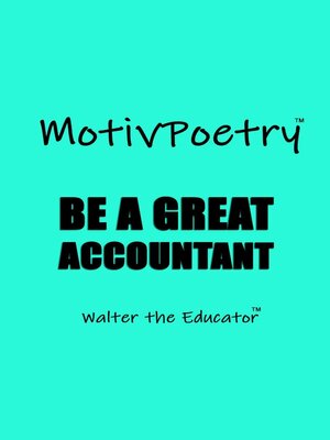 cover image of Be a Great Accountant